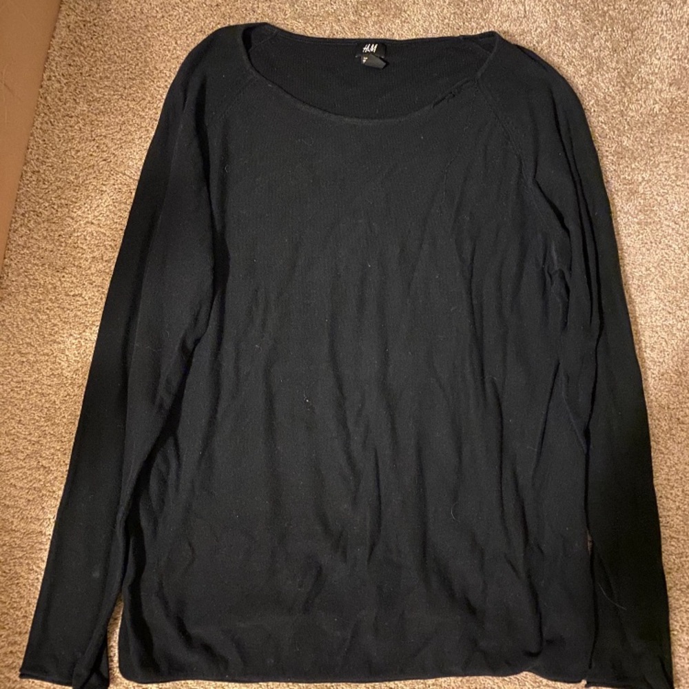 Black sweater long sleeve